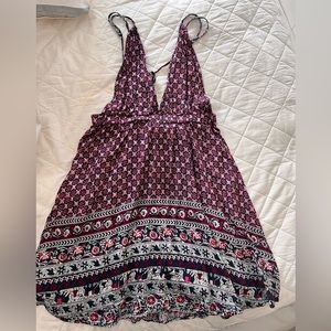 Backless summer dress